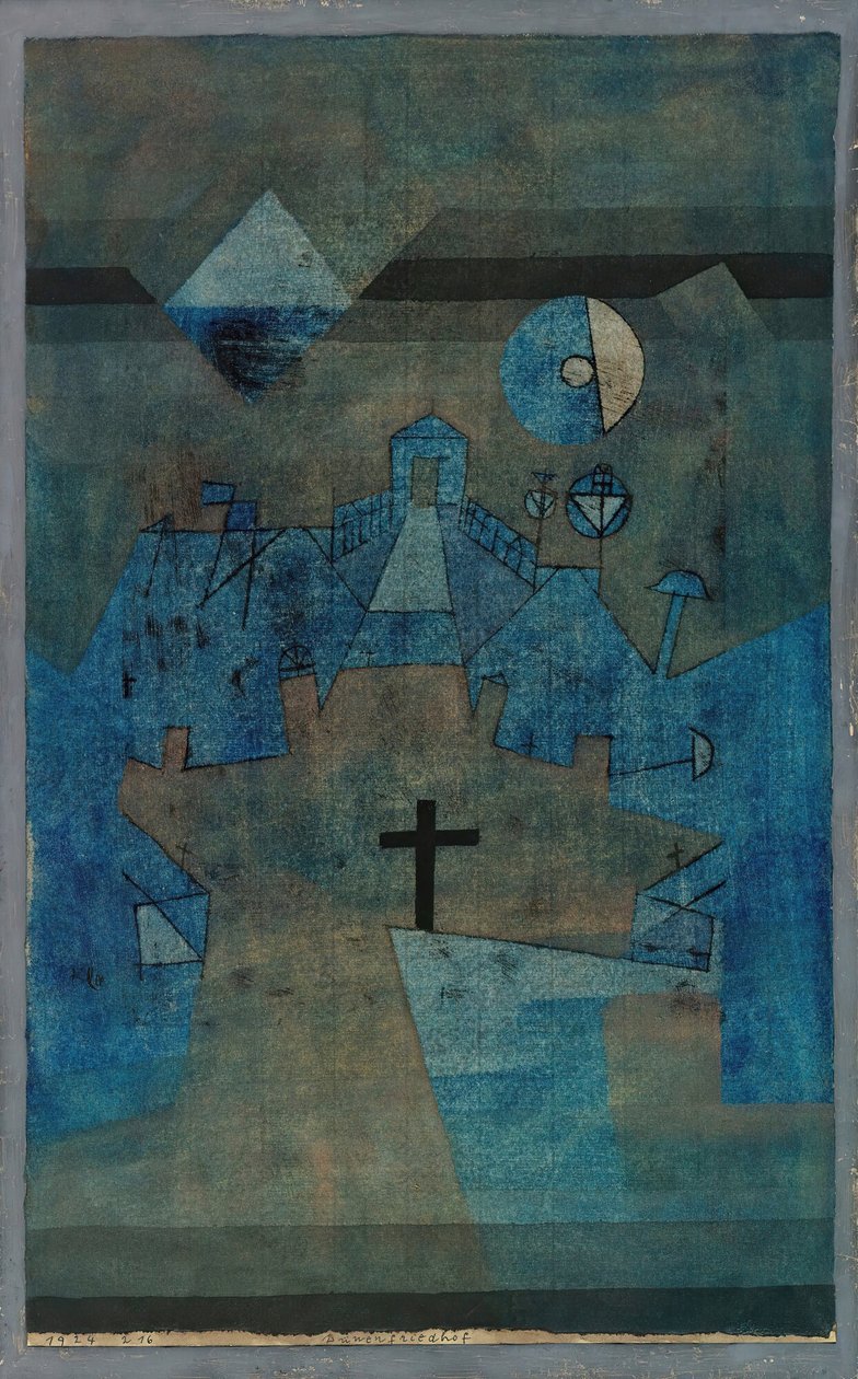 Dünenfriedhof, 1924 von Paul Klee