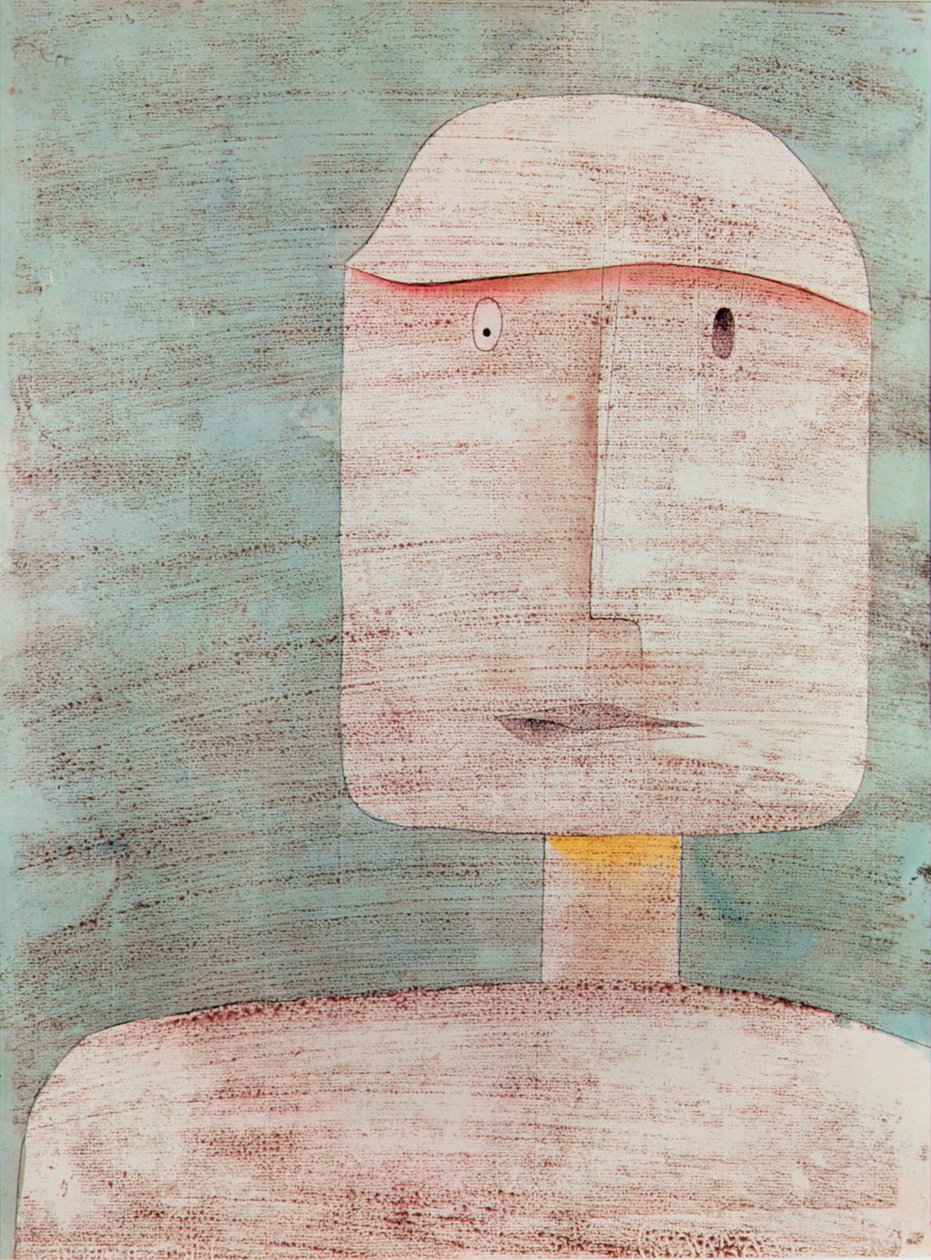 Gesicht eines Kriegers von Paul Klee