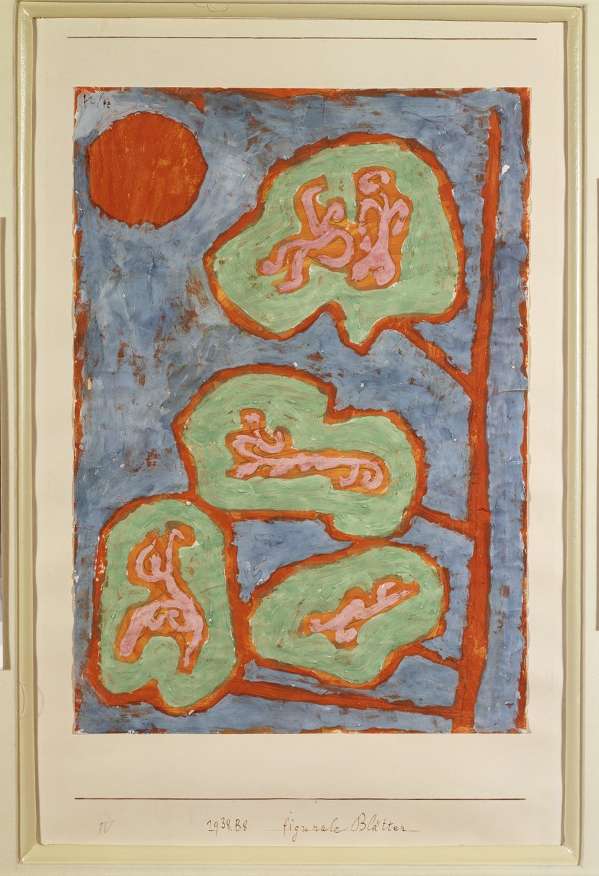 Figurative Blätter von Paul Klee