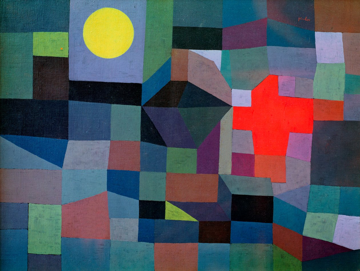 Feuer, Vollmond von Paul Klee
