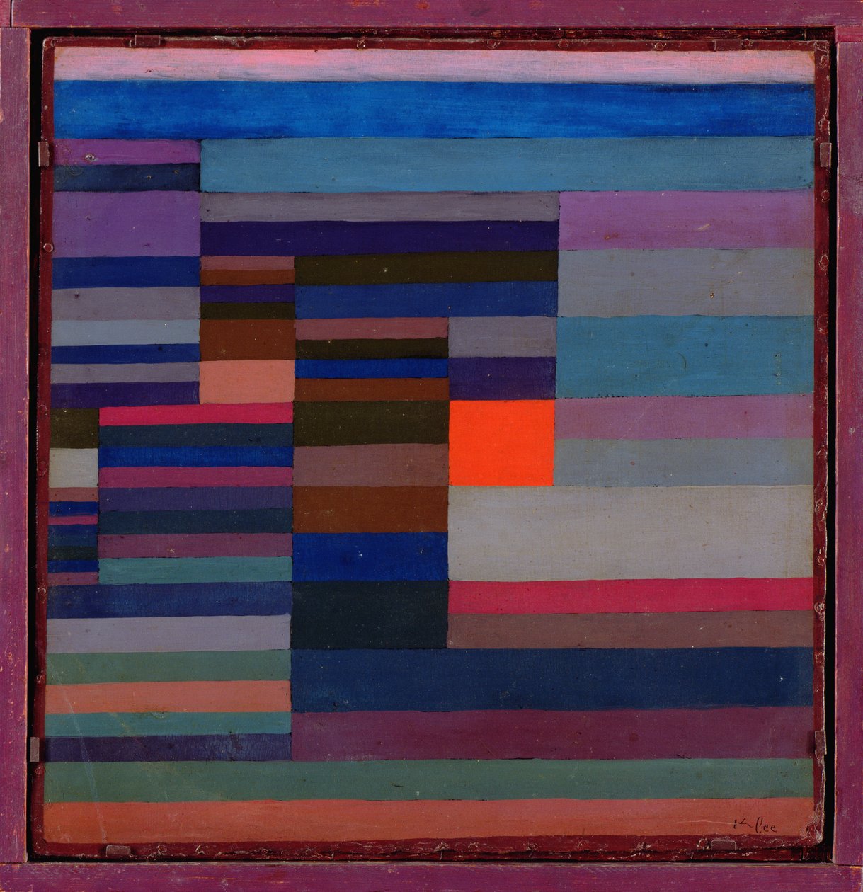 Feuer am Abend von Paul Klee