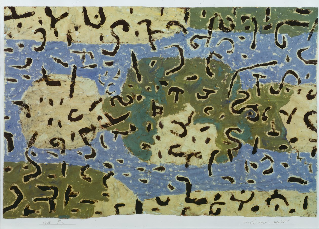 Überfluteter Wald von Paul Klee