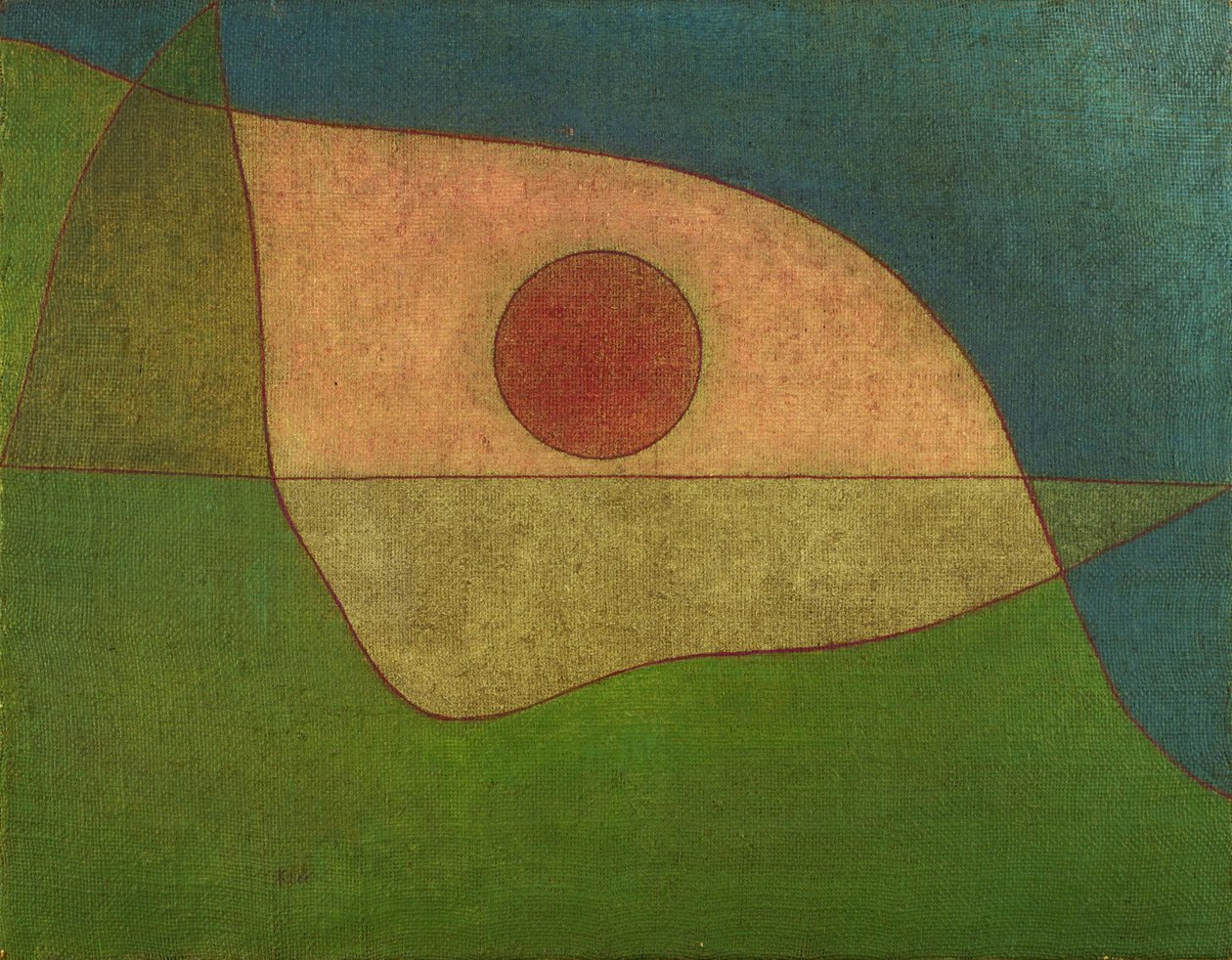 Blick der Stille von Paul Klee