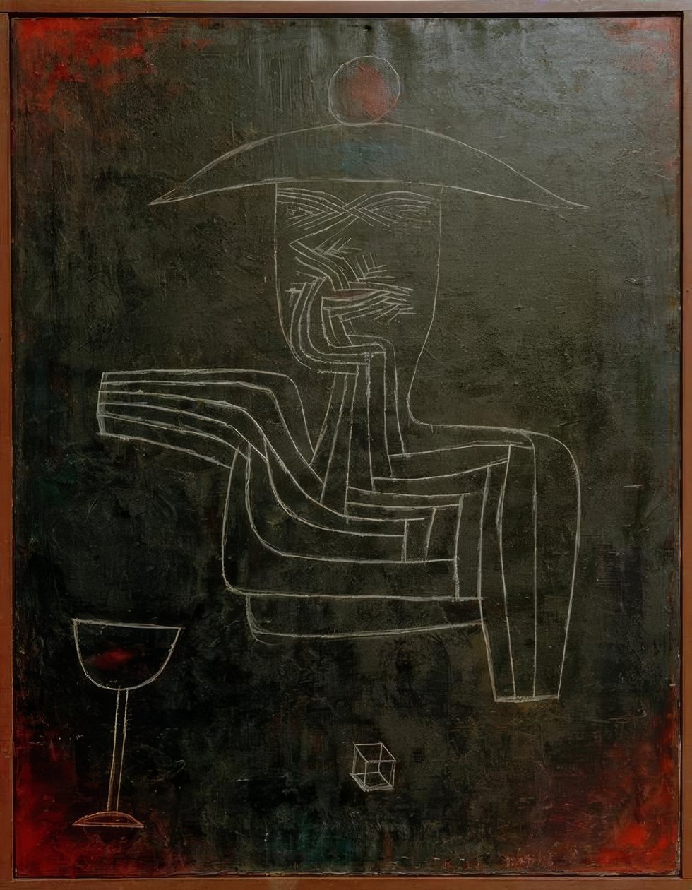 Geist bei Wein und Spiel von Paul Klee
