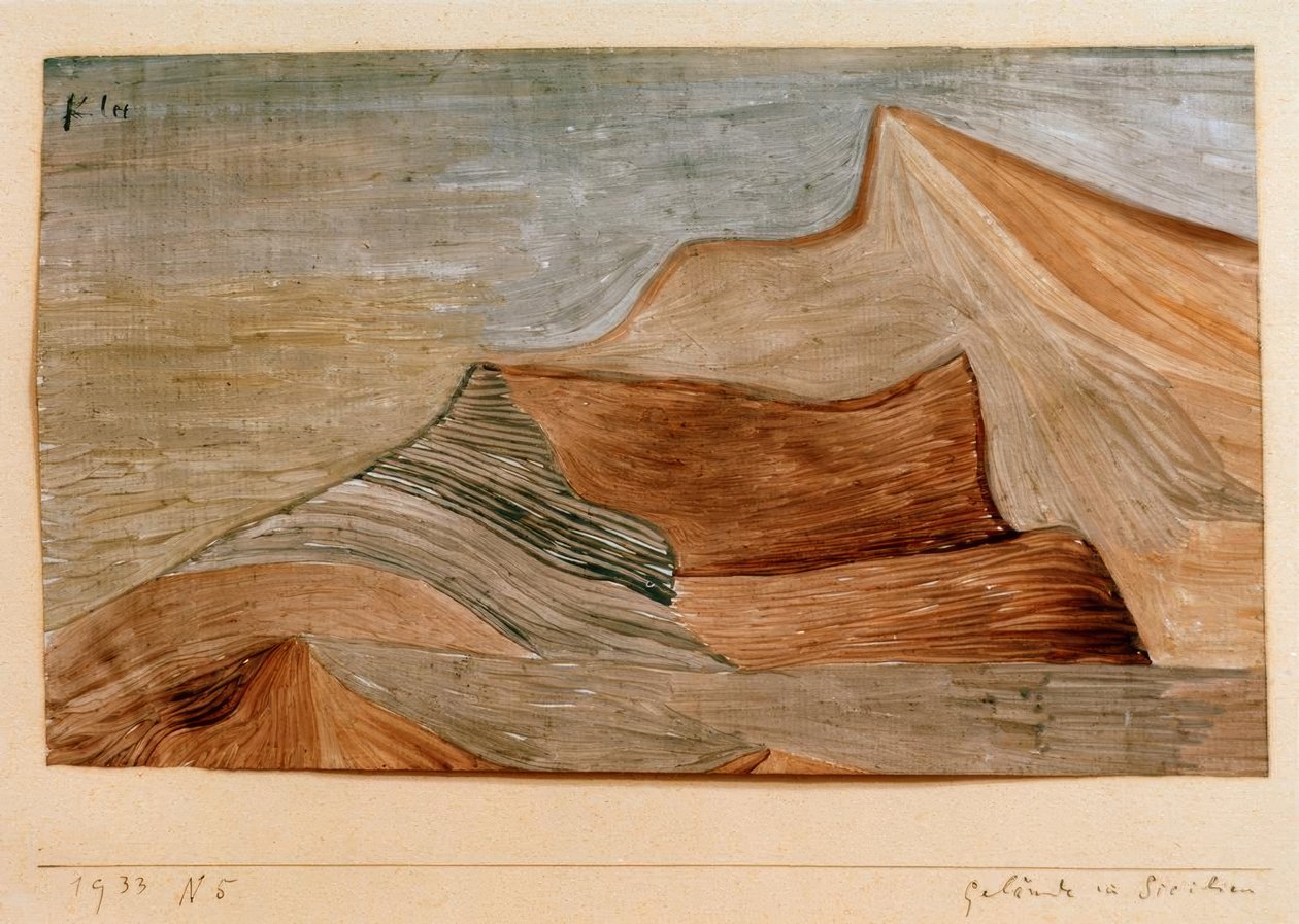 Gelände im Süden von Paul Klee