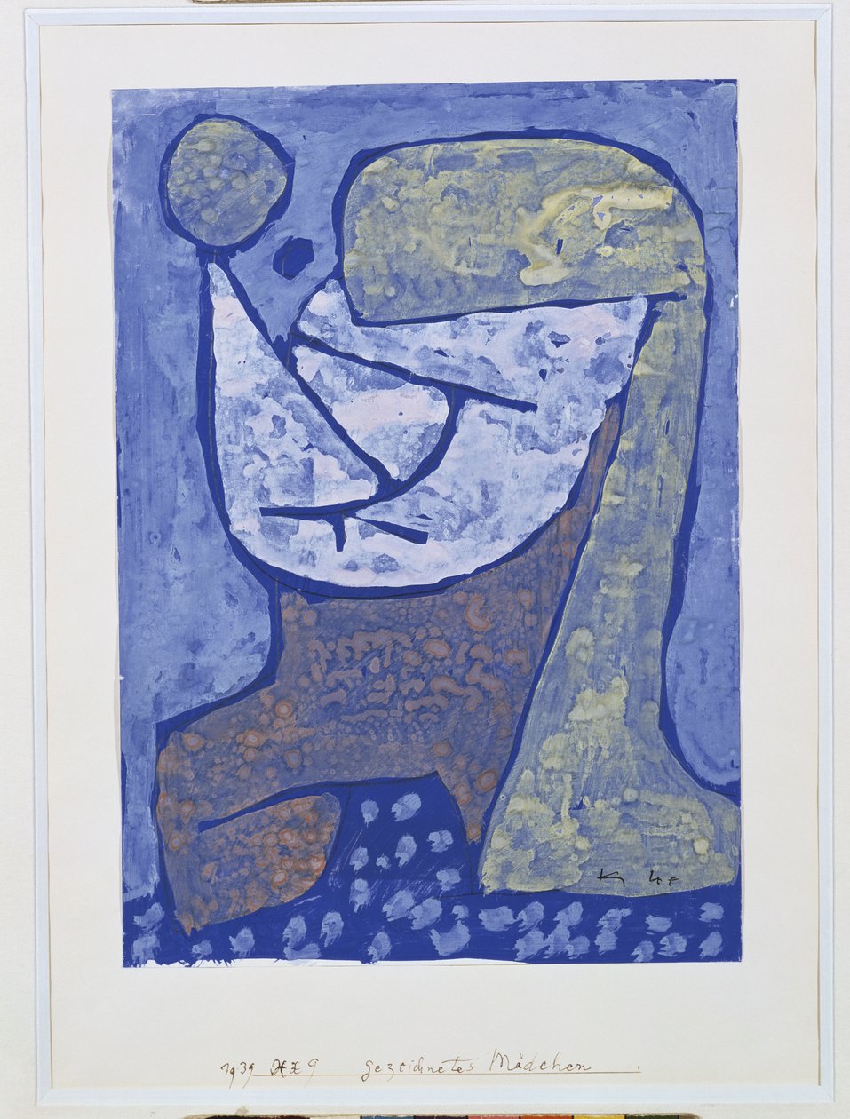 Gezcidinetes Mädchen von Paul Klee