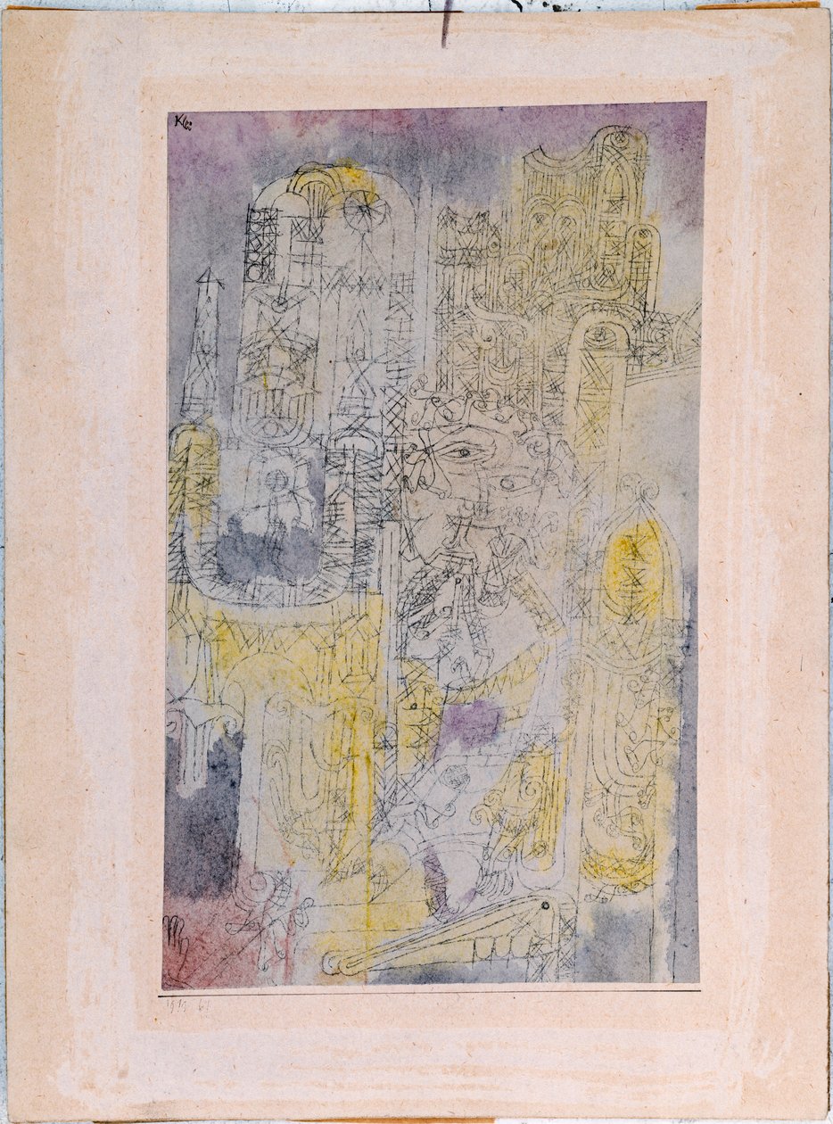 Gotisches Rokoko von Paul Klee