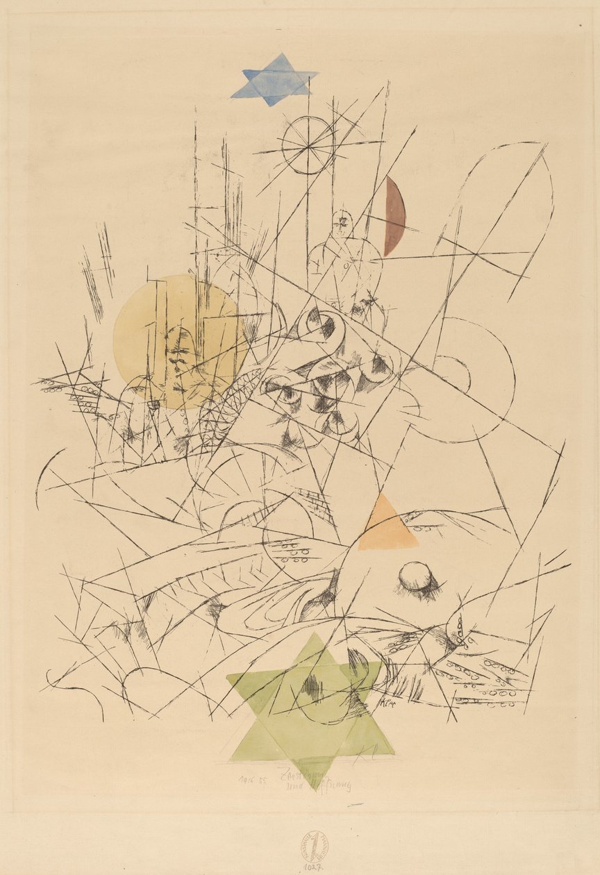 Hoffnung und Zerstörung von Paul Klee