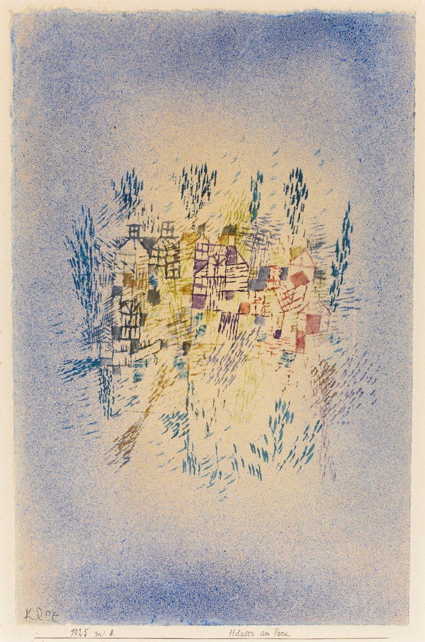 Häuser am Park von Paul Klee