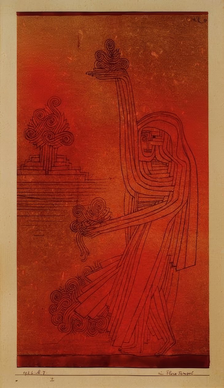 Im Flora-Tempel von Paul Klee