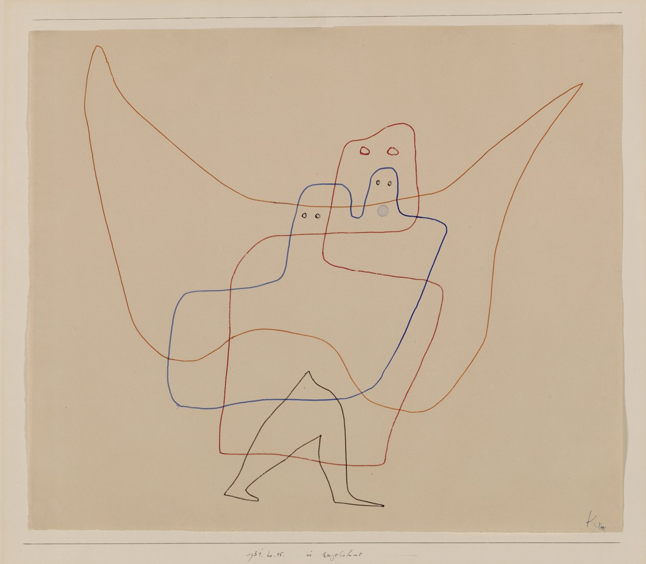 In Engels Obhut, 1931 von Paul Klee