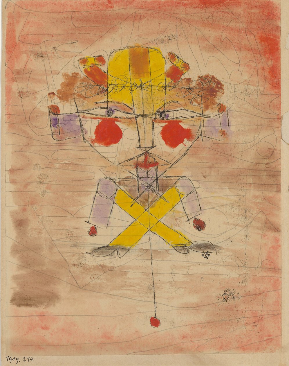 Springender Jack, 1919 von Paul Klee