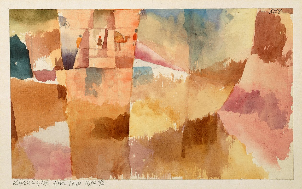 Kairouan, vor den Toren von Paul Klee