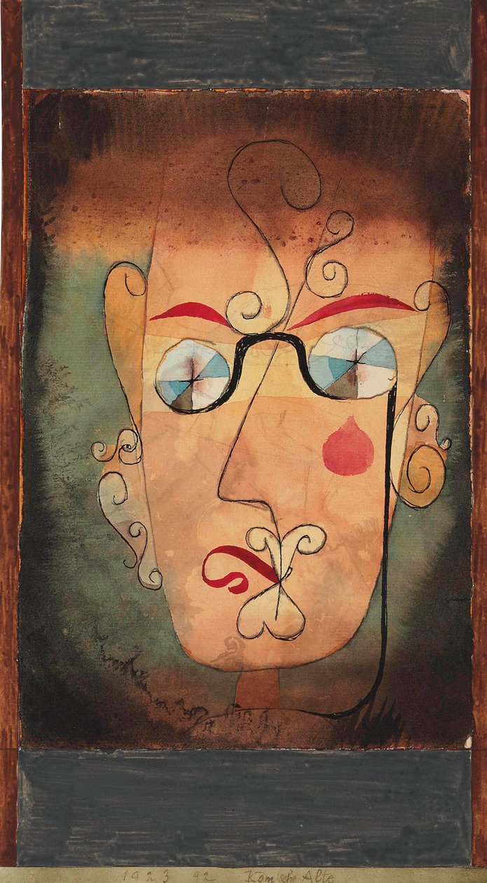 Komische Alte, 1923 von Paul Klee