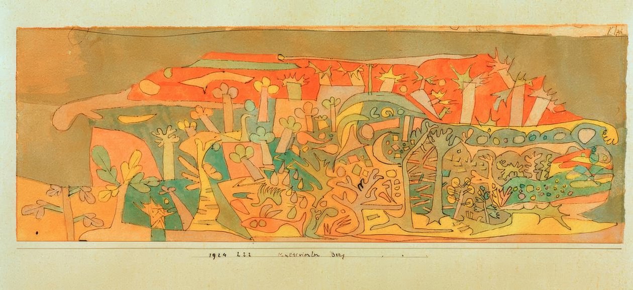 Kultivierter Berg von Paul Klee