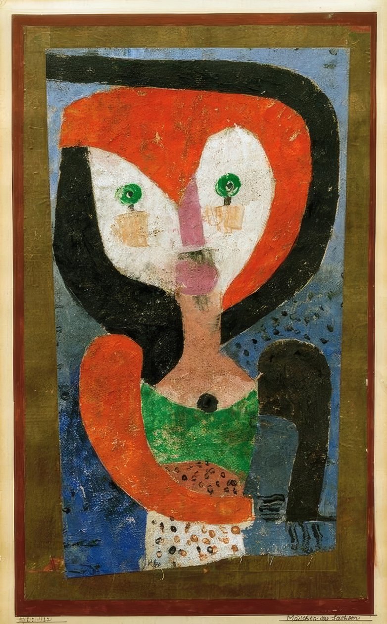 Mädchen aus Sachsen von Paul Klee