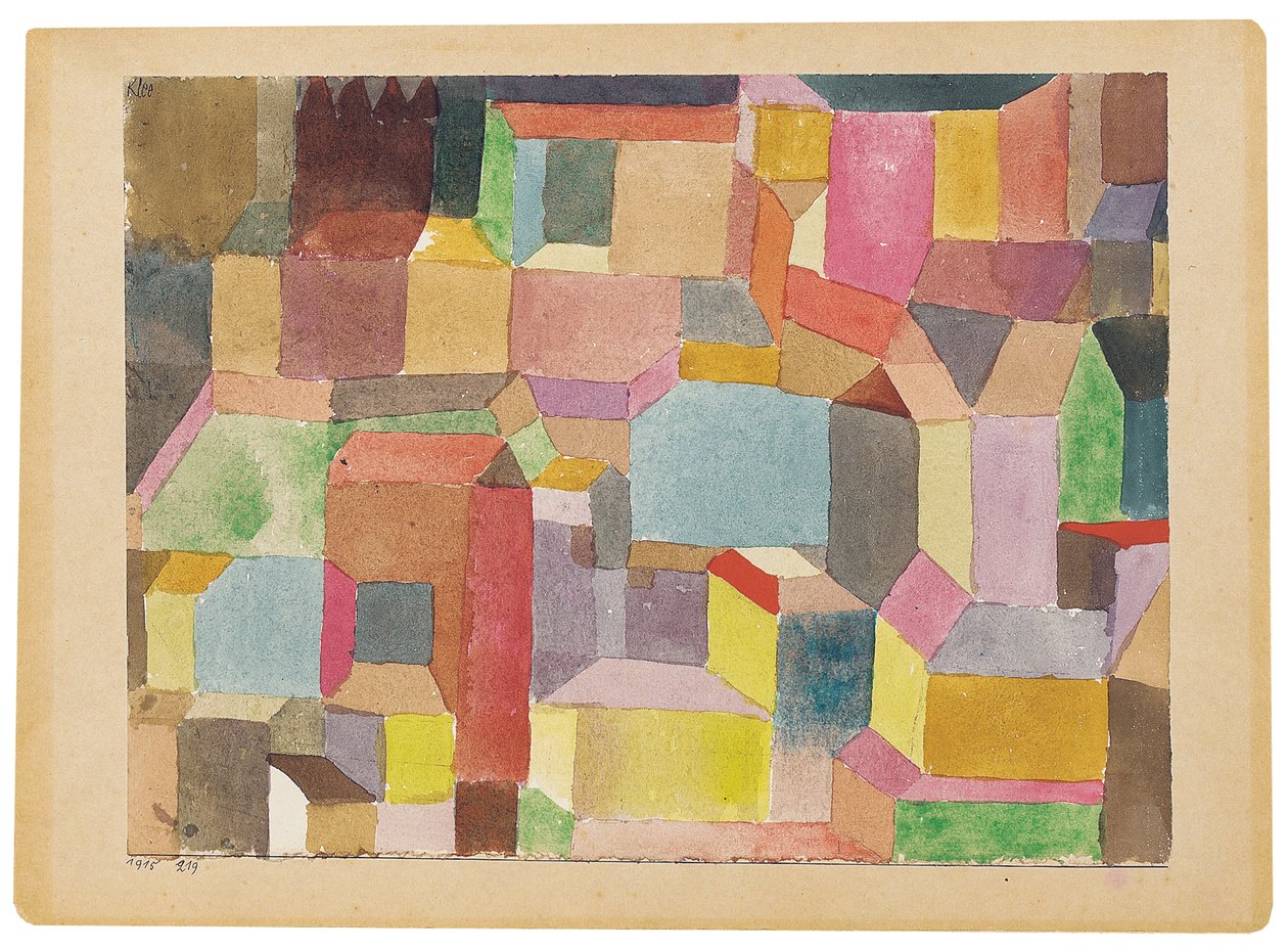 Mittelalterliche Stadt von Paul Klee