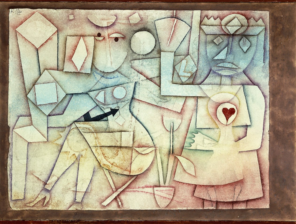 Altes Liebeslied von Paul Klee
