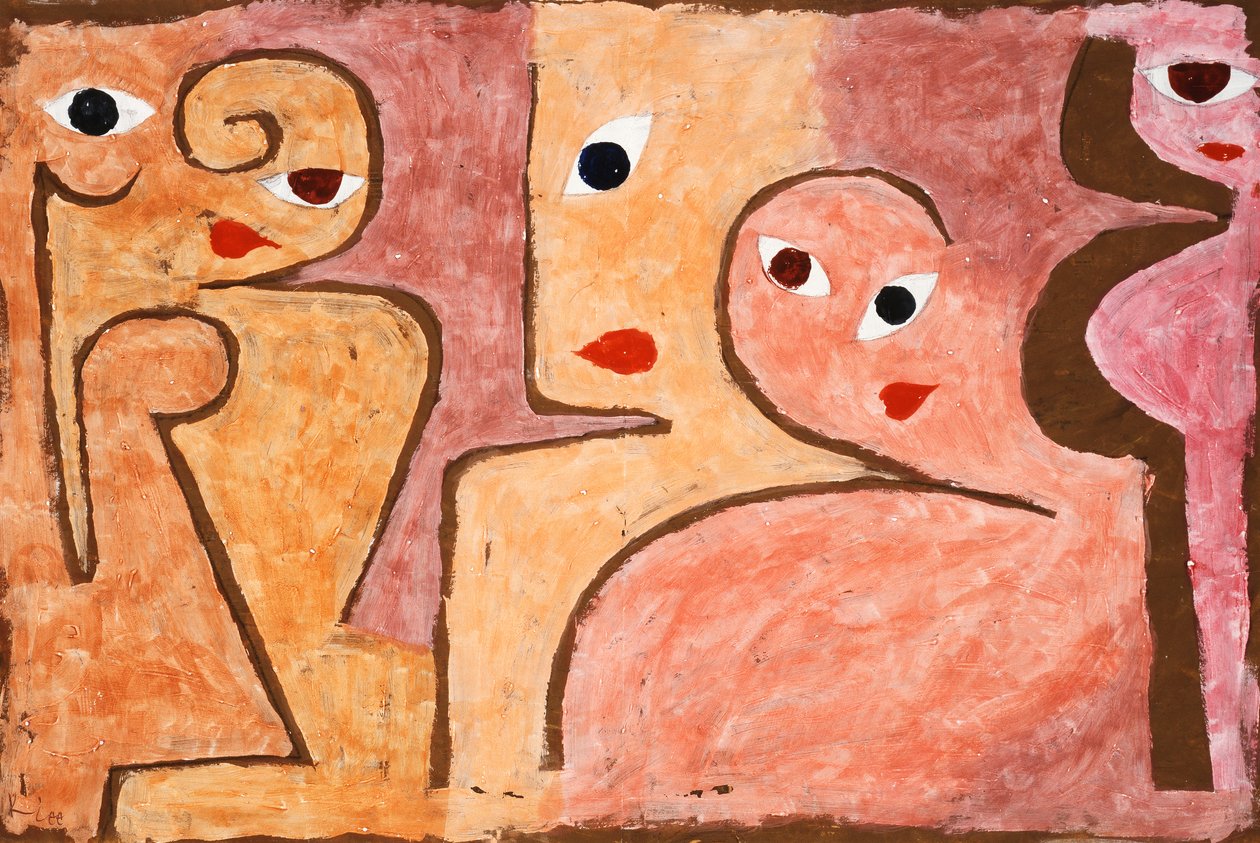 Offenäugige Gruppe von Paul Klee