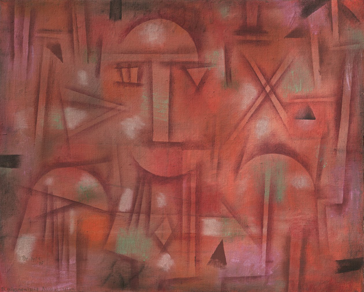 Physiognomische Kristallisation, 1924 von Paul Klee