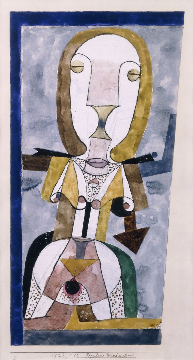 Populäre Wandmalerei von Paul Klee