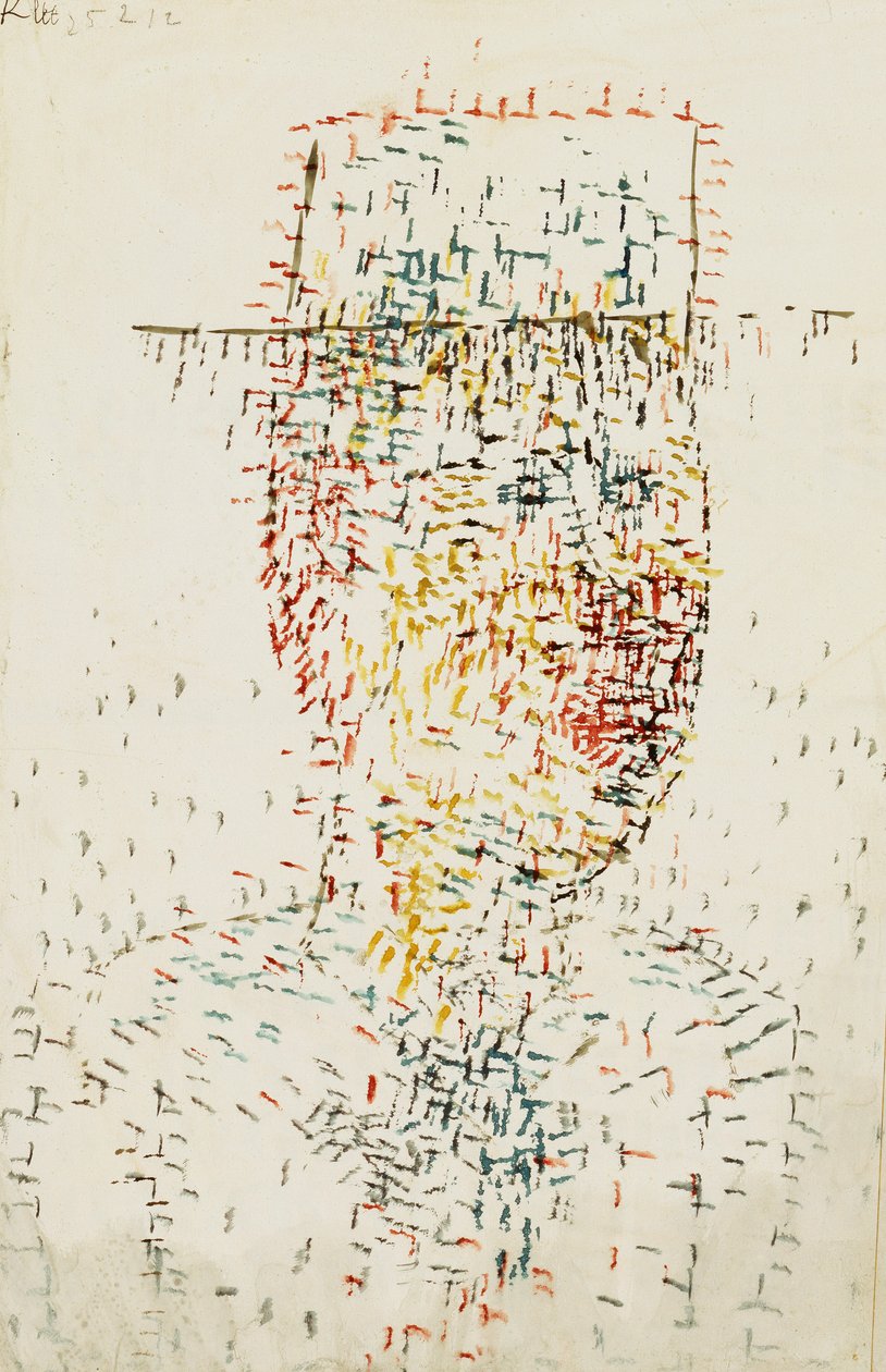 Porträt eines jungen Mannes von Paul Klee