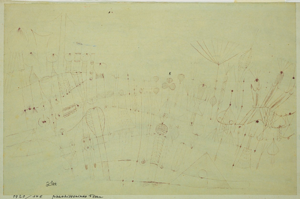 Prähistorische Vegetation von Paul Klee