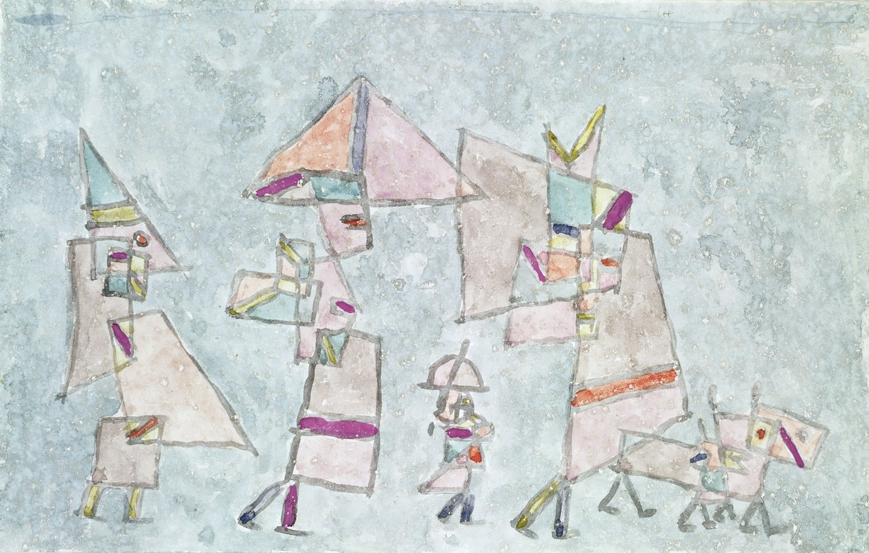 Promenade im Orient von Paul Klee