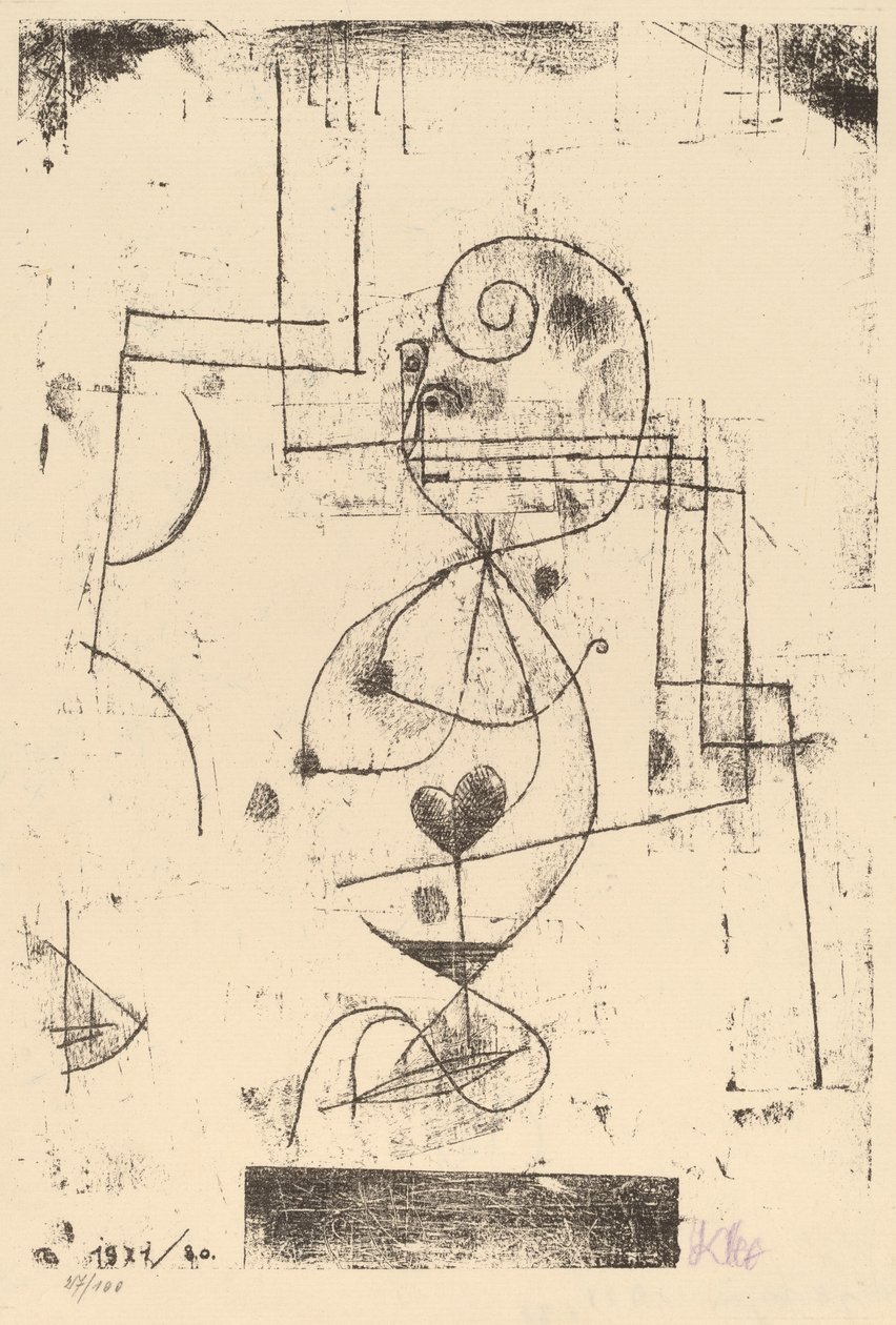 Herzdame von Paul Klee