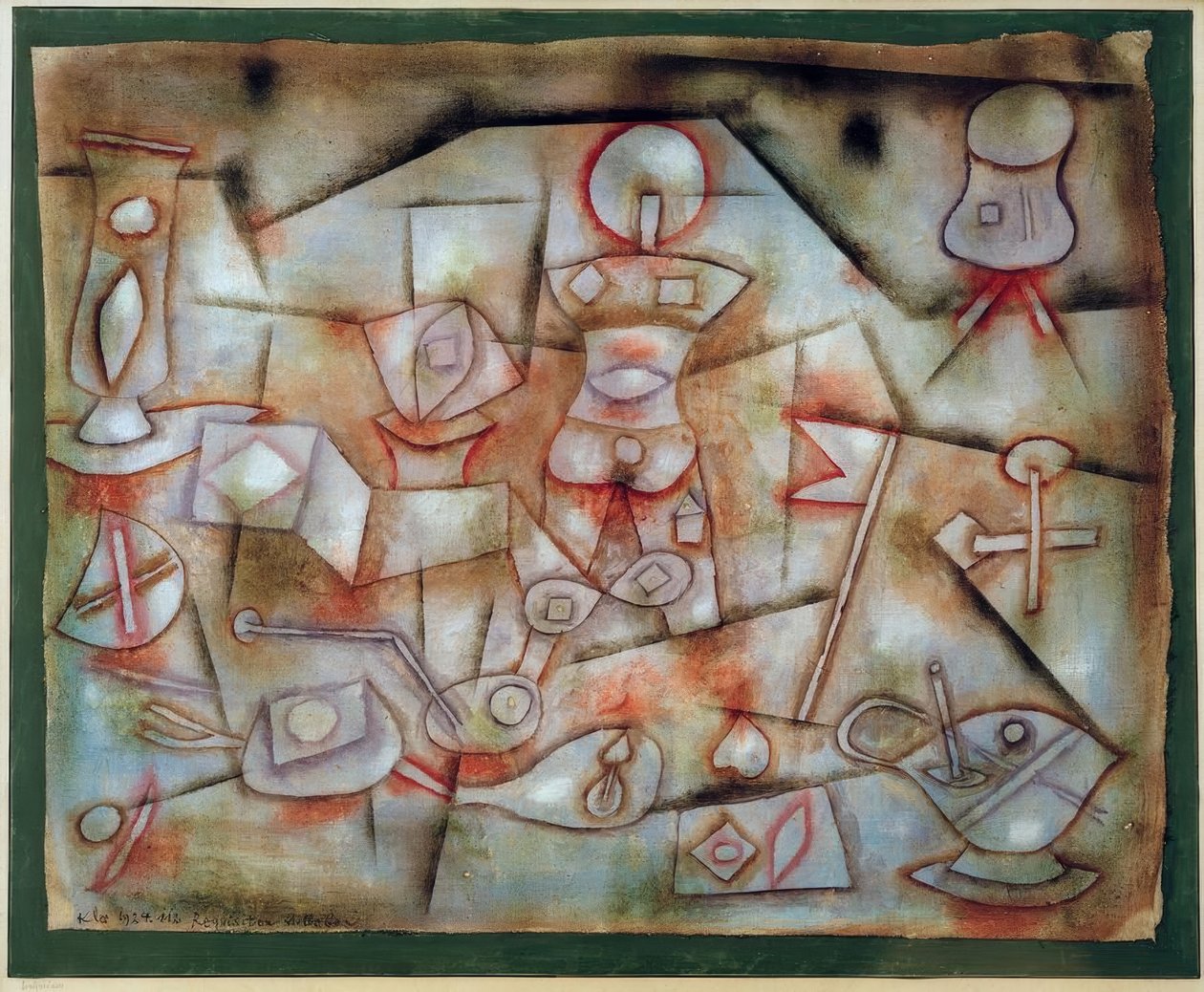 Requisiten Stillleben von Paul Klee