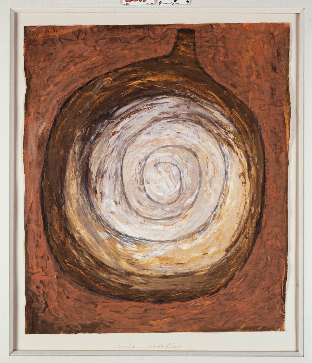 Gerundete Flasche von Paul Klee