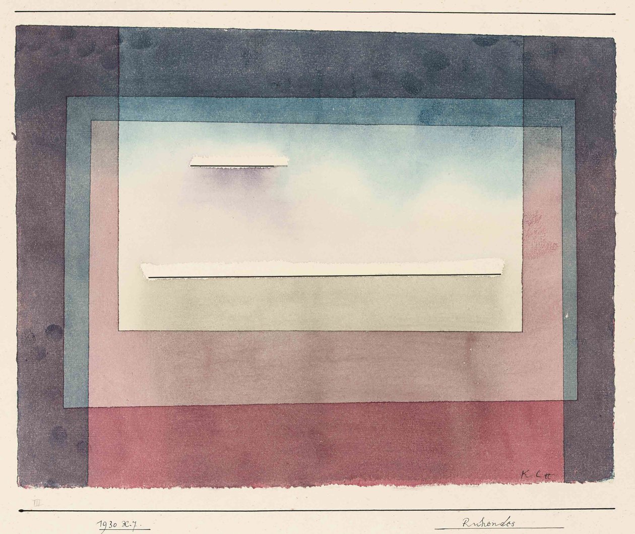 Ruhendes von Paul Klee