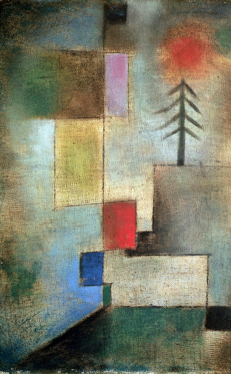 Kleines Bild von Tannen von Paul Klee