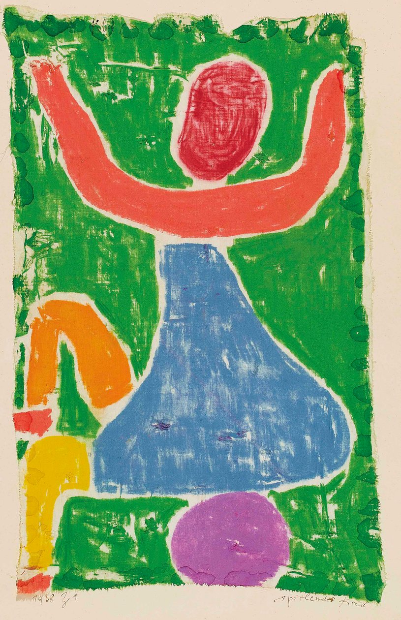 Spielendes Kind, 1938 von Paul Klee