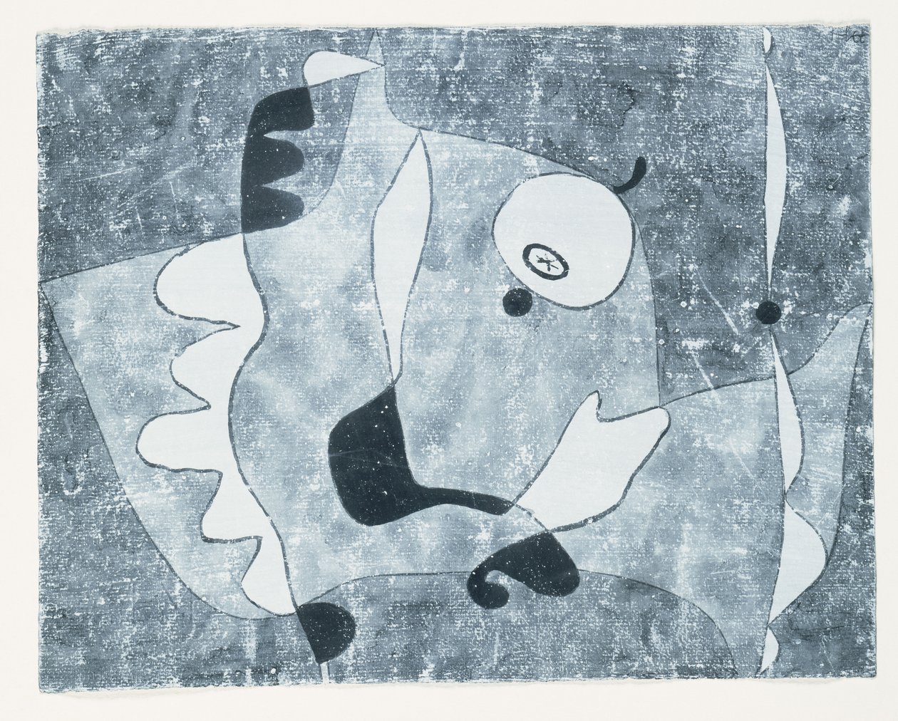 Stillleben mit Apfel von Paul Klee