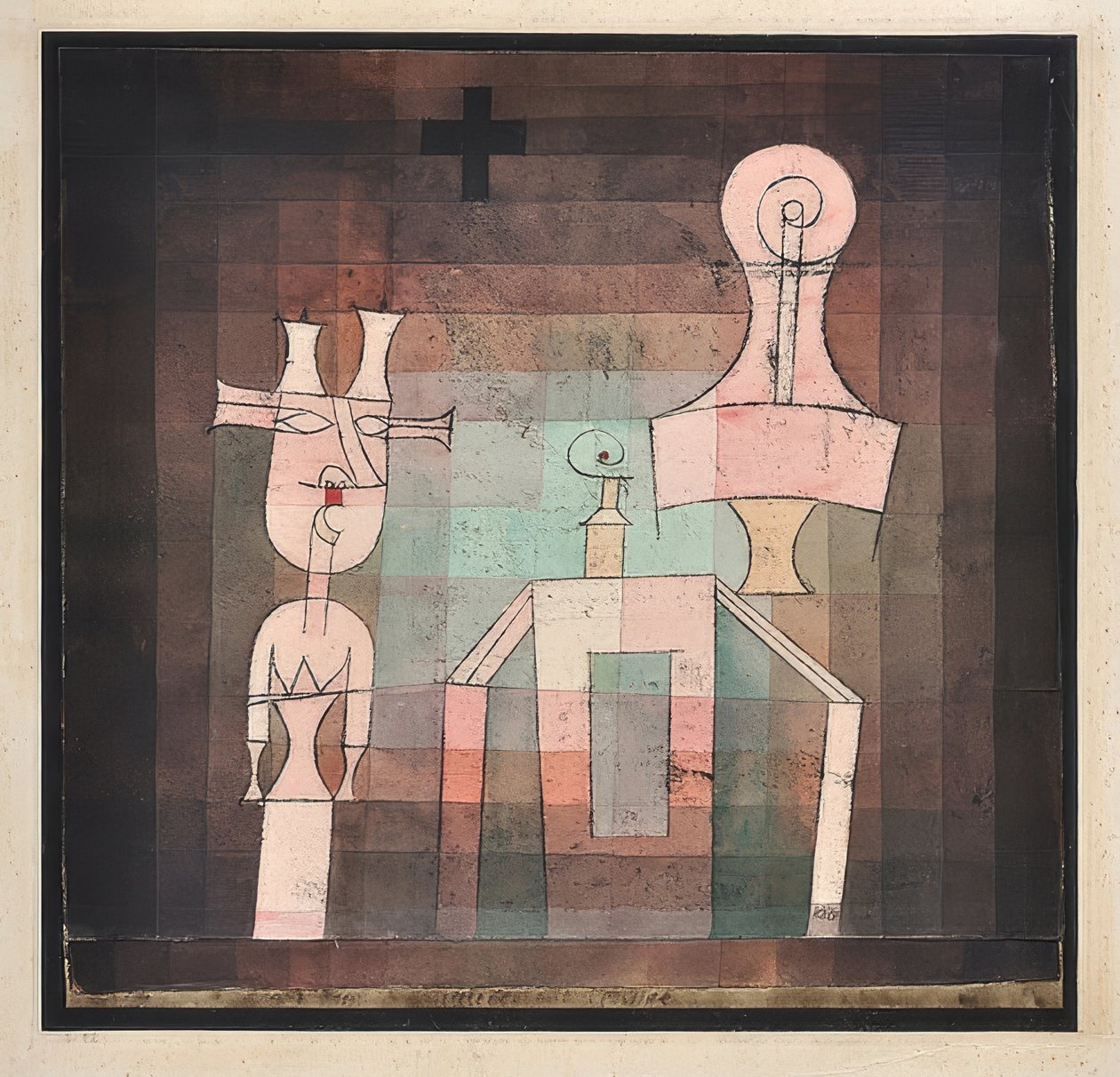 Stillleben mit Plastiken von Paul Klee