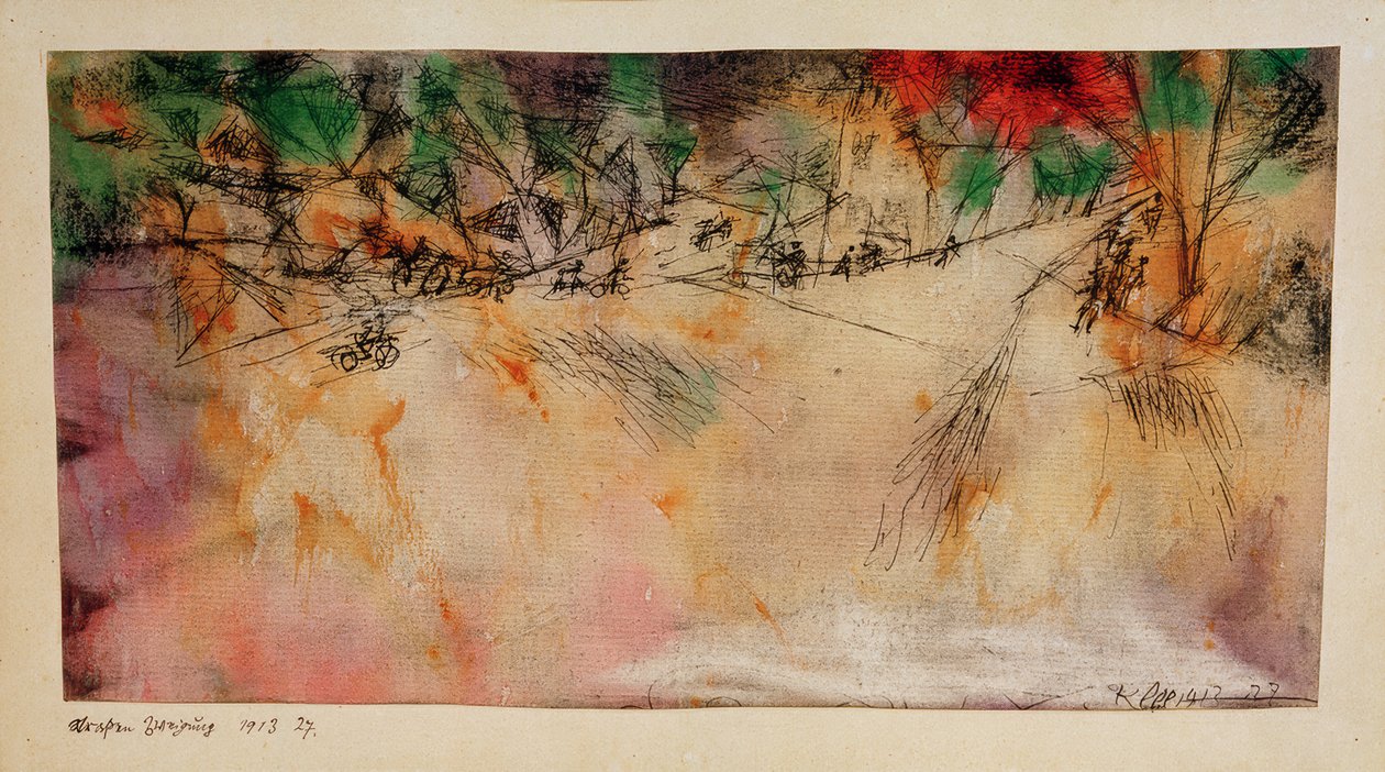 Straßen-Zweigung von Paul Klee
