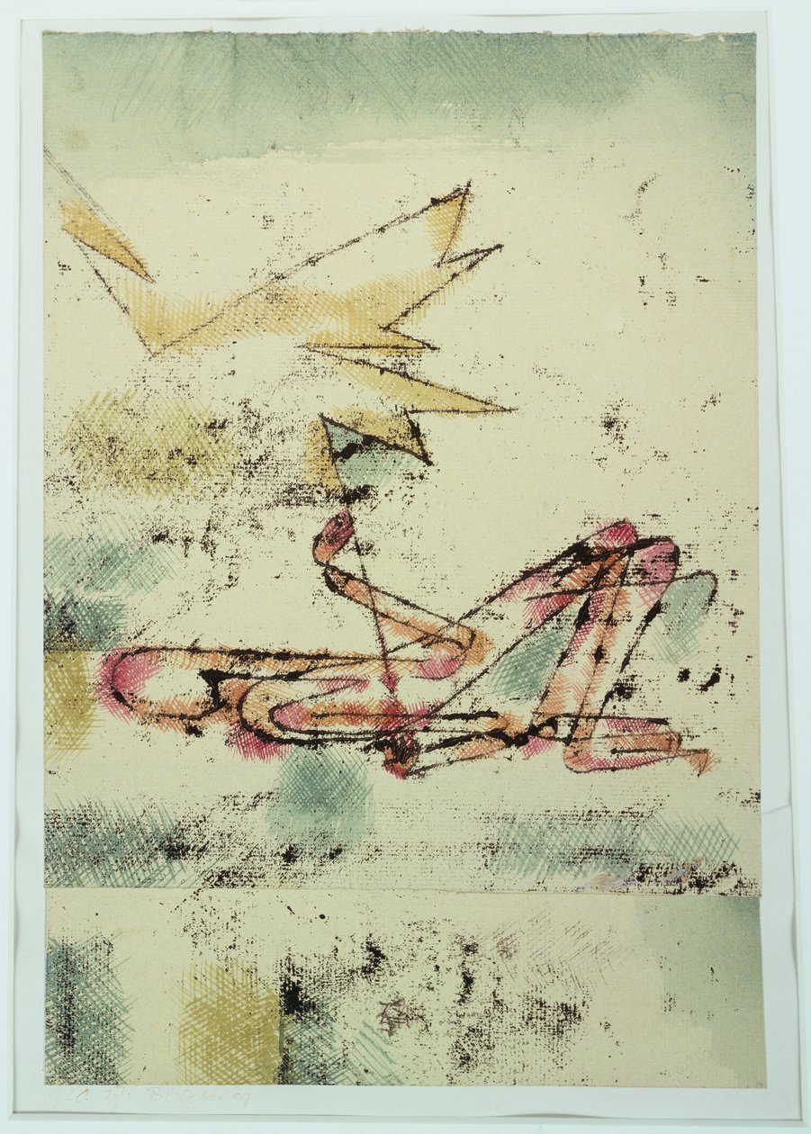 Vom Blitz getroffen von Paul Klee