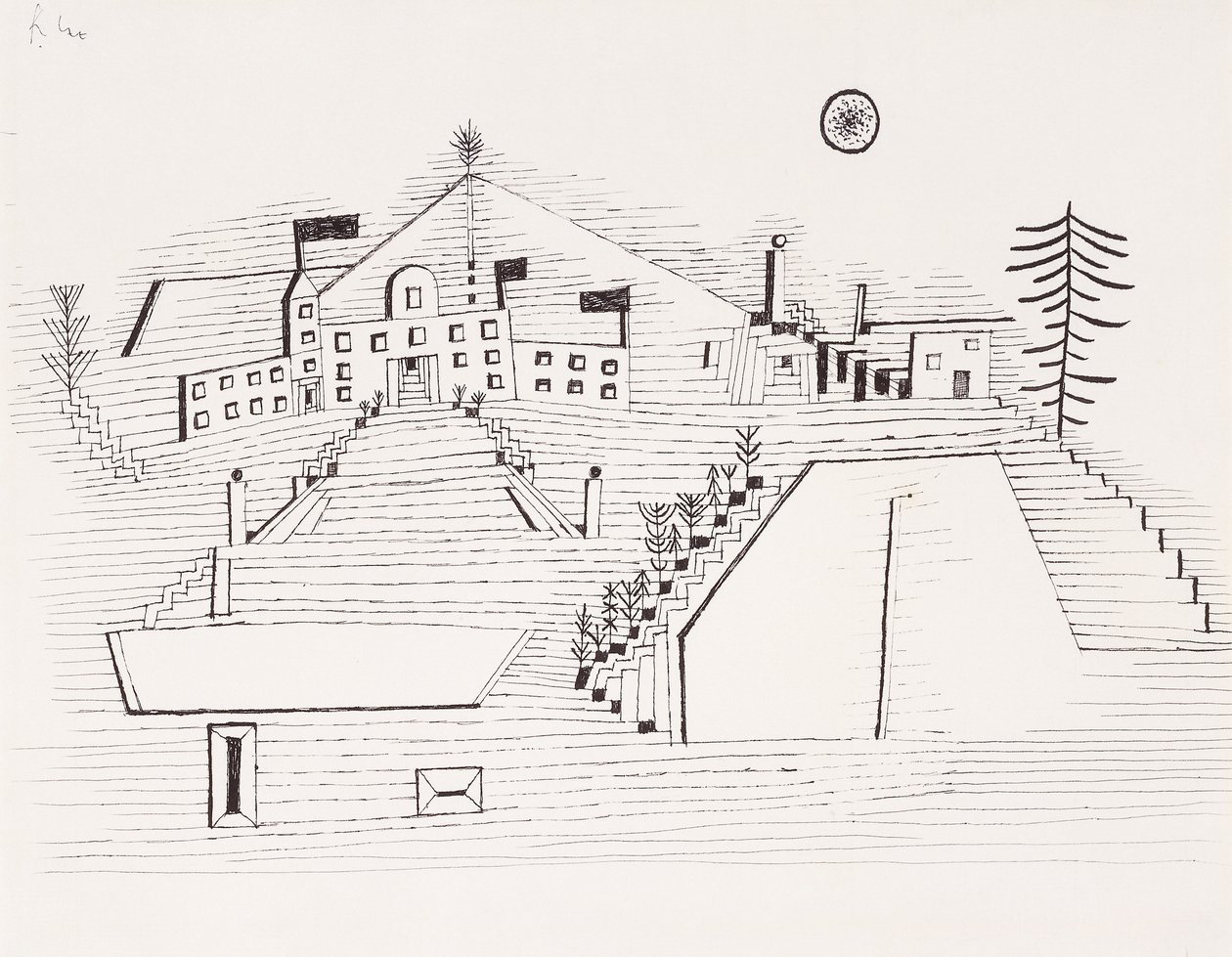 Sommerpalast bei Beride von Paul Klee