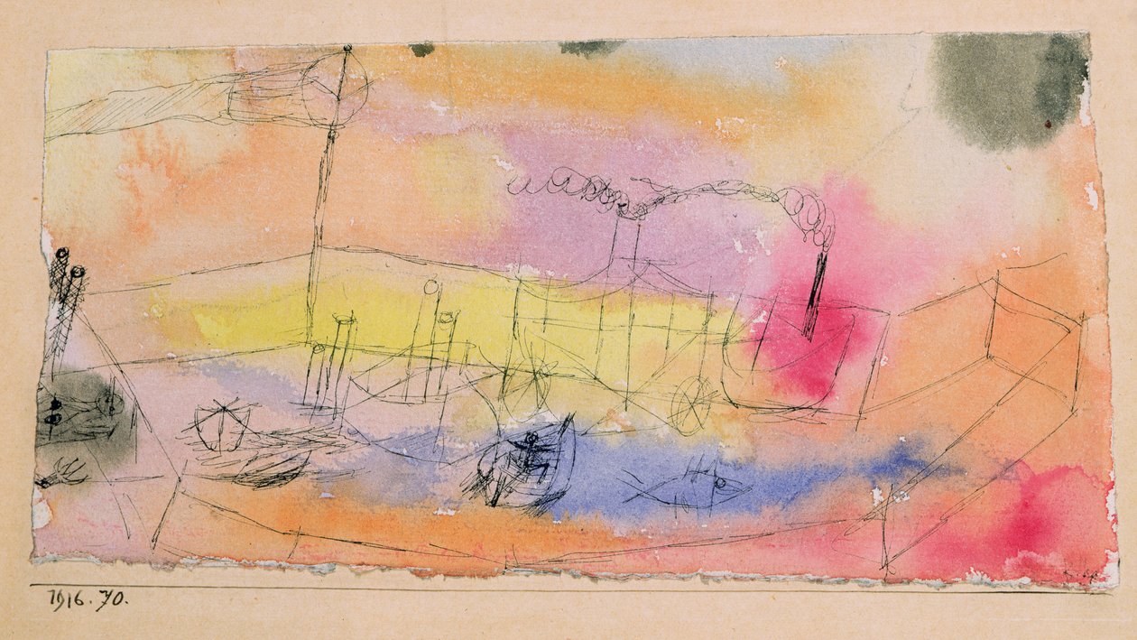 Der Fisch im Hafen von Paul Klee