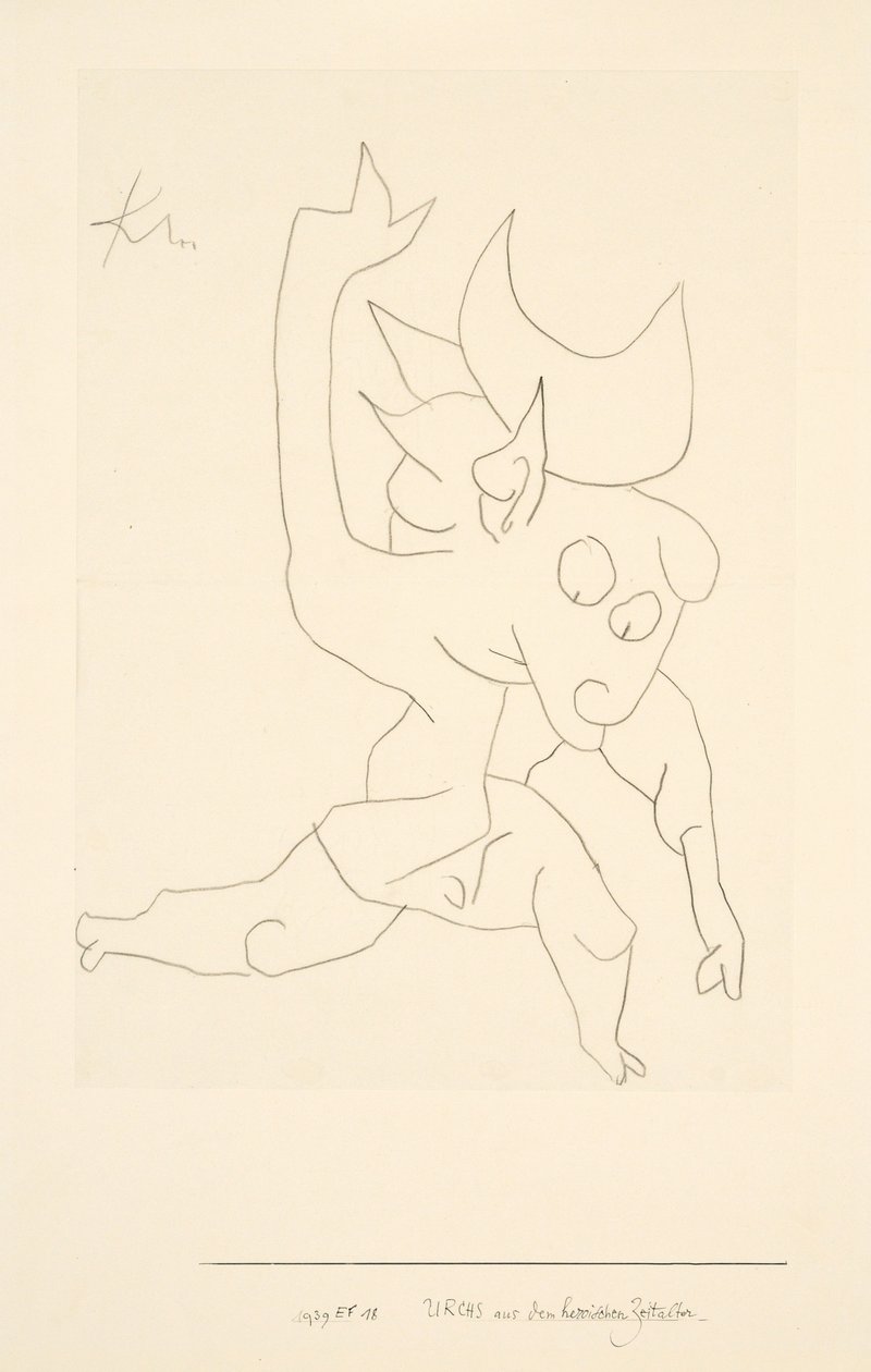 Urchs aus dem heroischen Zeitalter, 1939 von Paul Klee