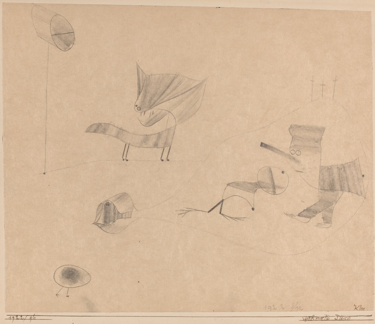 Verhexte Tiere von Paul Klee