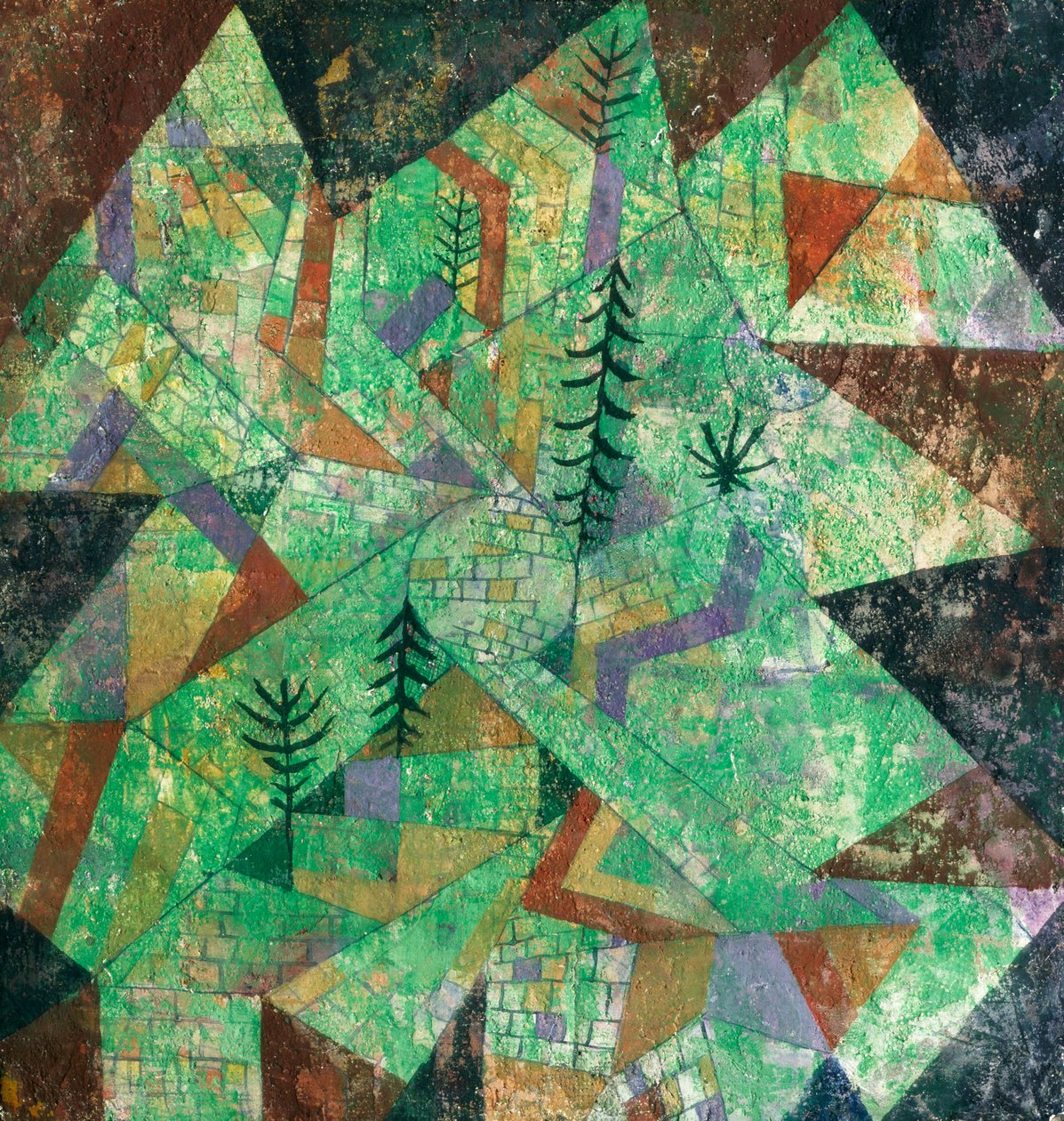 Wald Bau von Paul Klee
