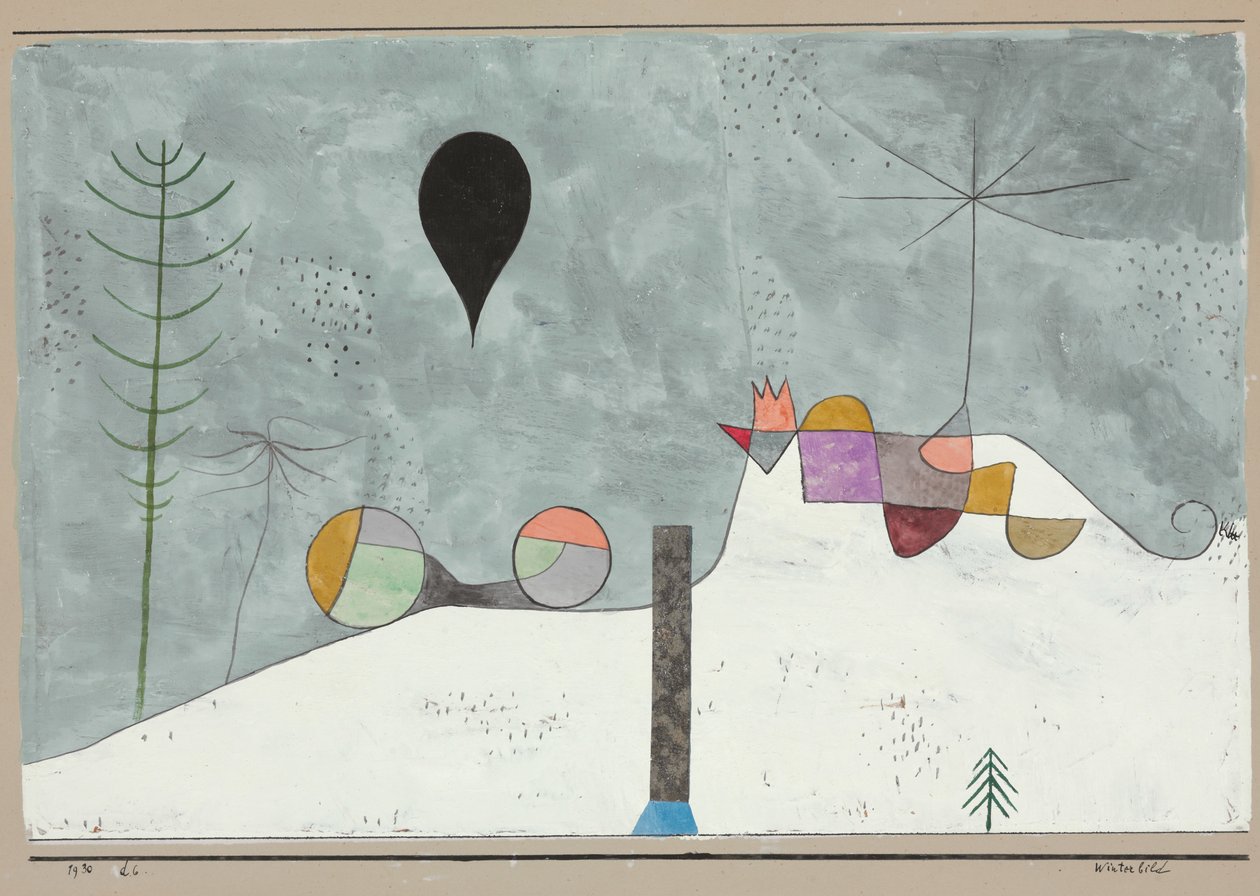 Winterbild von Paul Klee