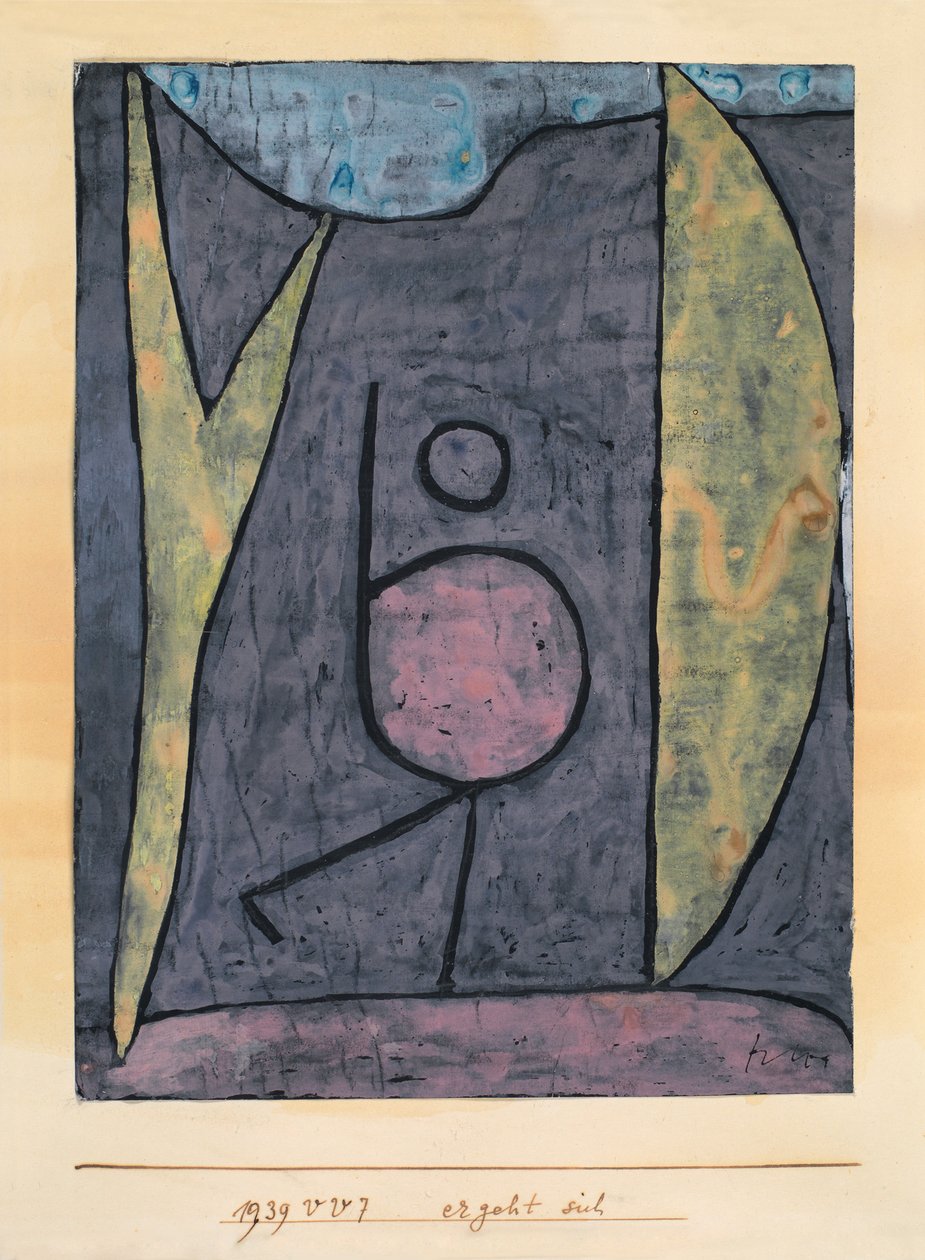 ergeht sich, 1939 von Paul Klee