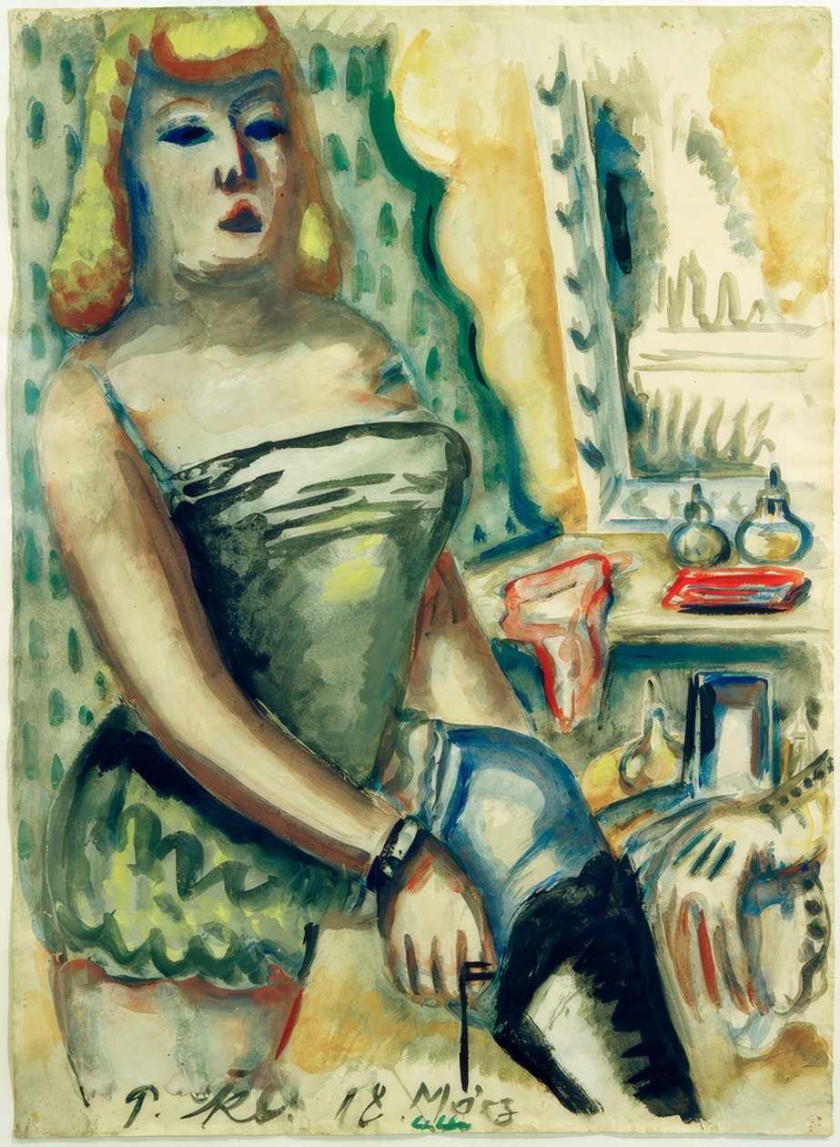 In der Garderobe von Paul Kleinschmidt