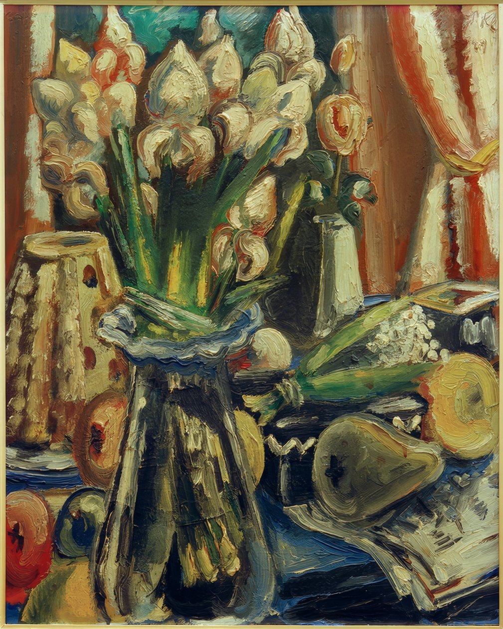 Stillleben mit Irisstrauß von Paul Kleinschmidt