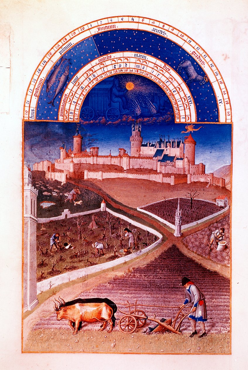 März, 1412-1416 von Paul Limbourg
