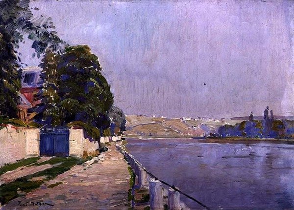 Das Flussufer von Paul Mathieu