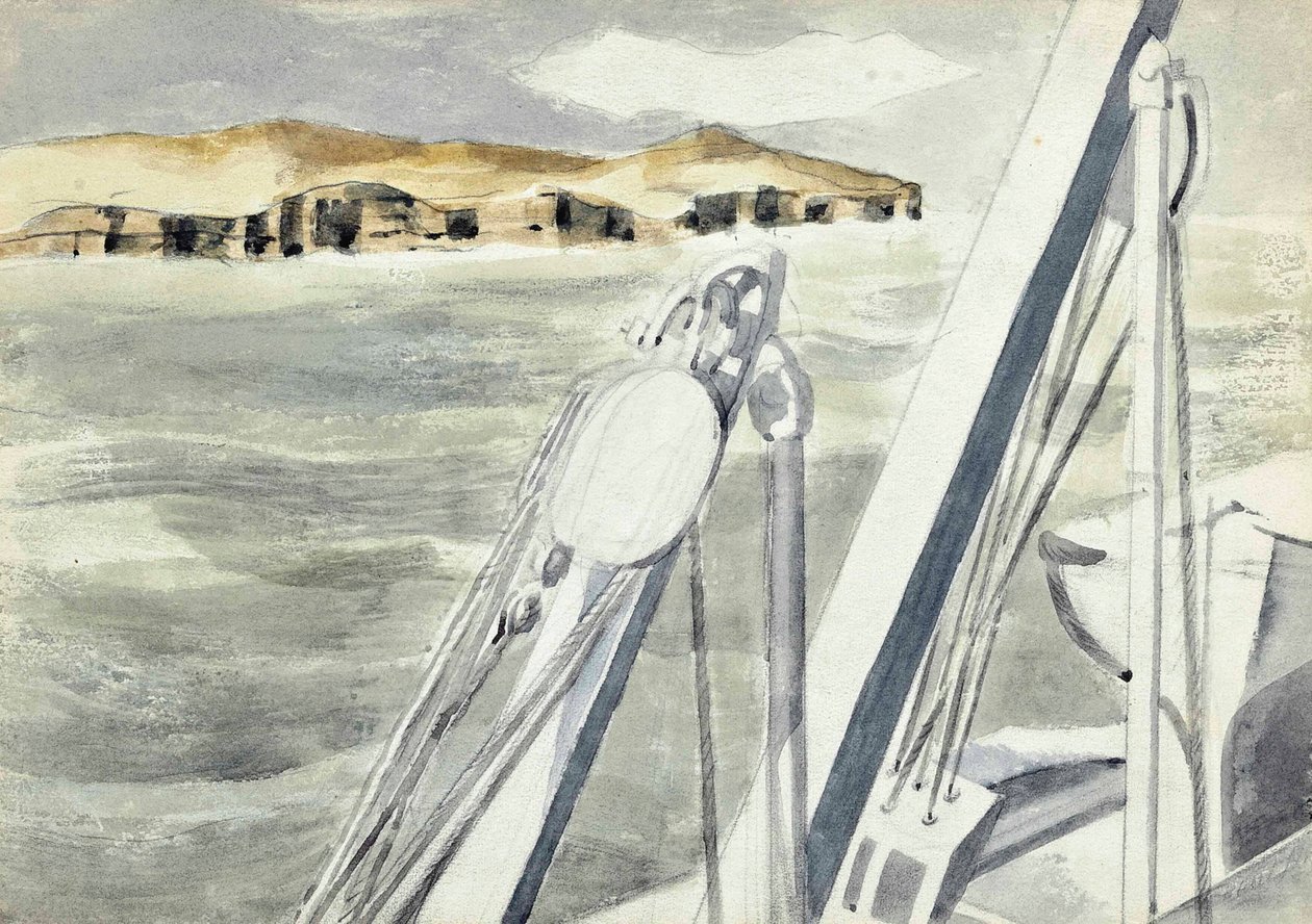 Küste in der Nähe von Gibraltar von Paul Nash